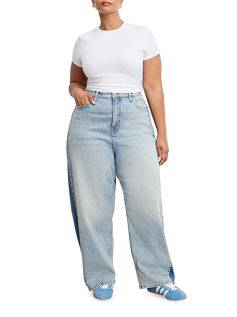 Good Standard Mid-Rise Barrel Jeans