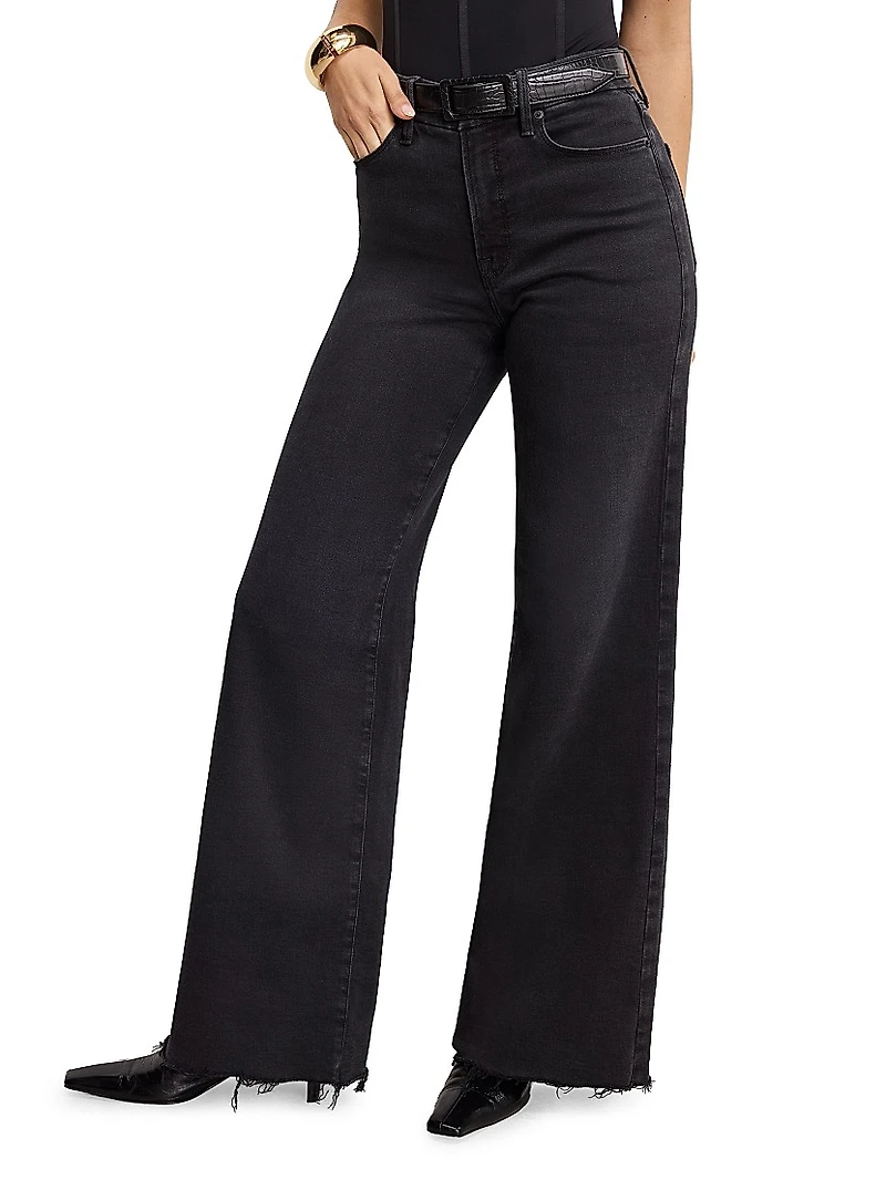 Soft Tech Good Waist Palazzo Jeans