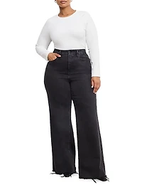 Soft Tech Good Waist Palazzo Jeans