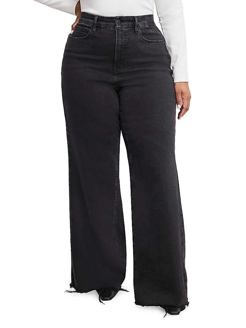 Soft Tech Good Waist Palazzo Jeans