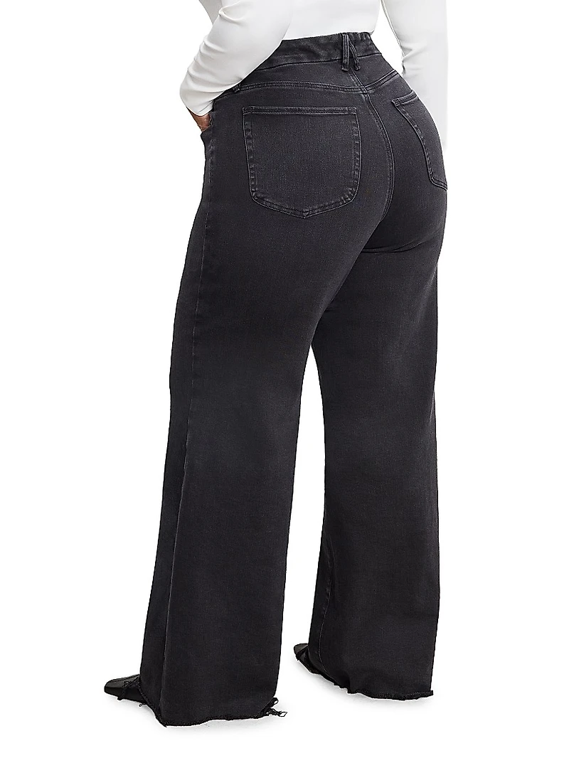 Soft Tech Good Waist Palazzo Jeans