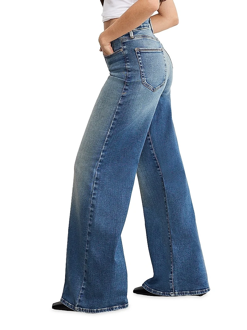 Soft Tech Good Palazzo Jeans