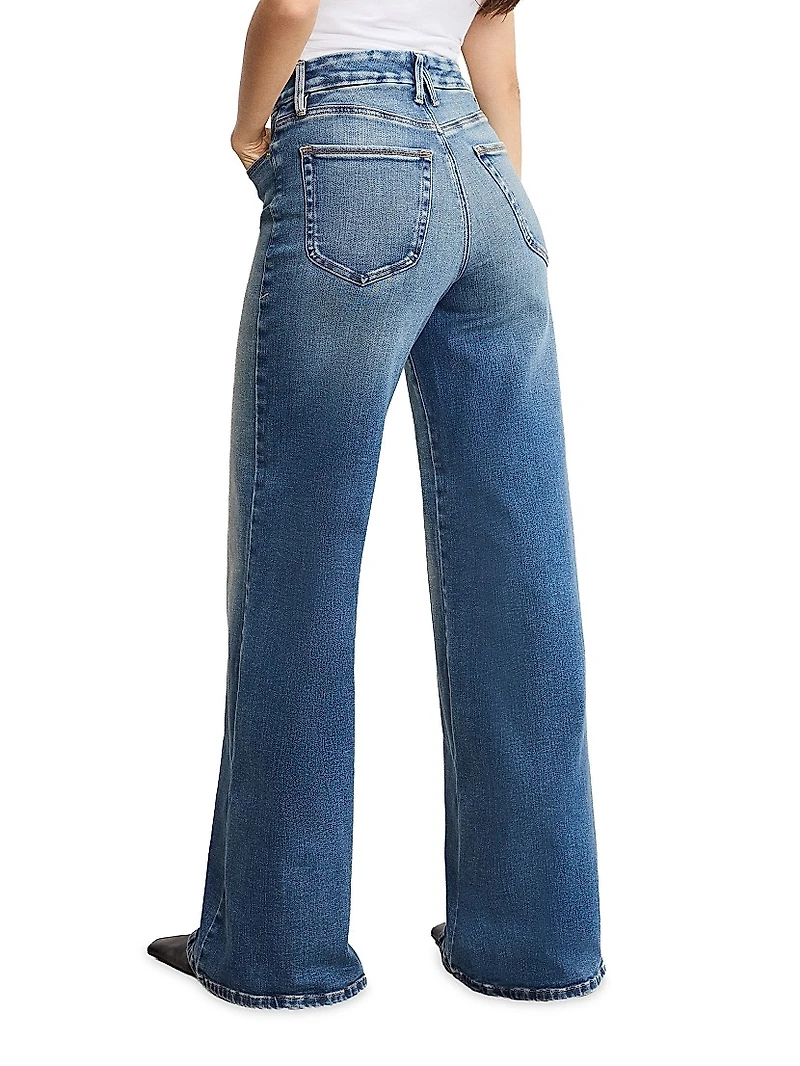 Soft Tech Good Palazzo Jeans