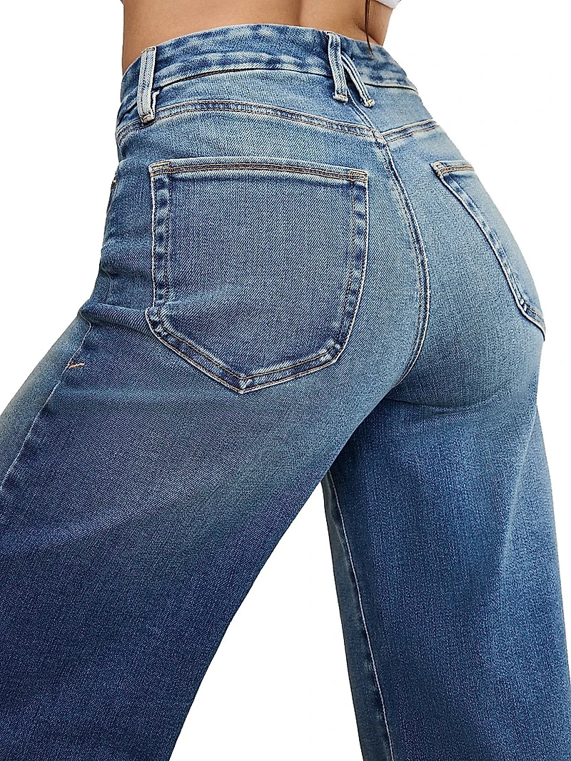 Soft Tech Good Palazzo Jeans