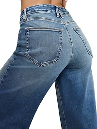 Soft Tech Good Palazzo Jeans