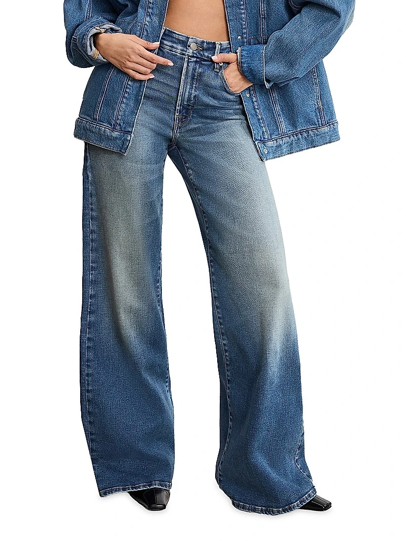 Soft Tech Good Palazzo Jeans