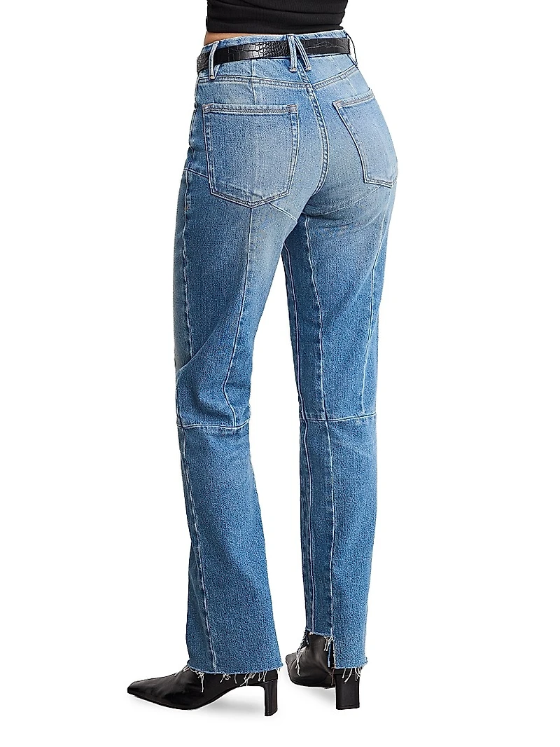 Good Icon High-Rise Straight Jeans