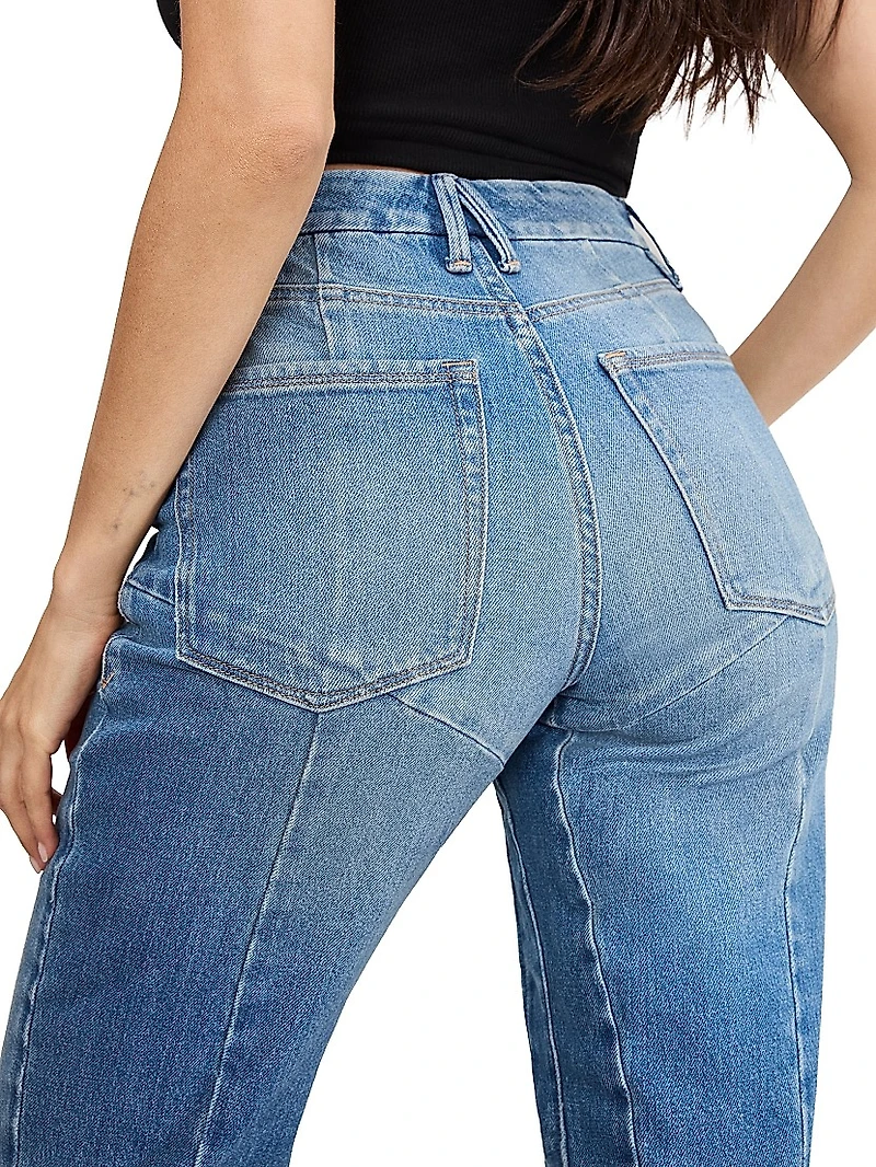 Good Icon High-Rise Straight Jeans