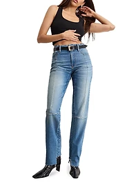 Good Icon High-Rise Straight Jeans