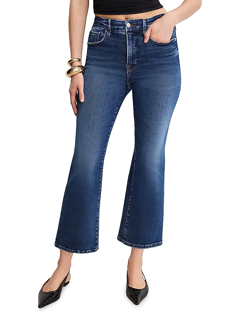 Soft Tech Good Legs Cropped Mini Boot Jeans