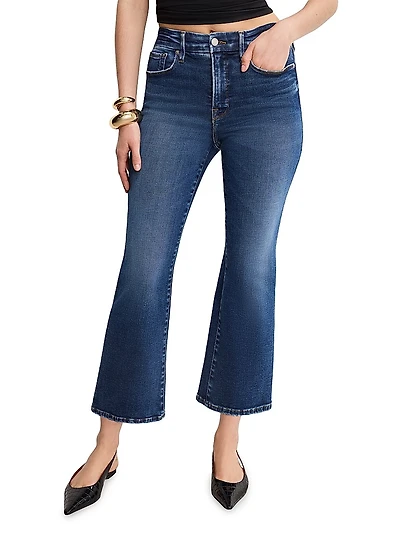 Soft Tech Good Legs Cropped Mini Boot Jeans