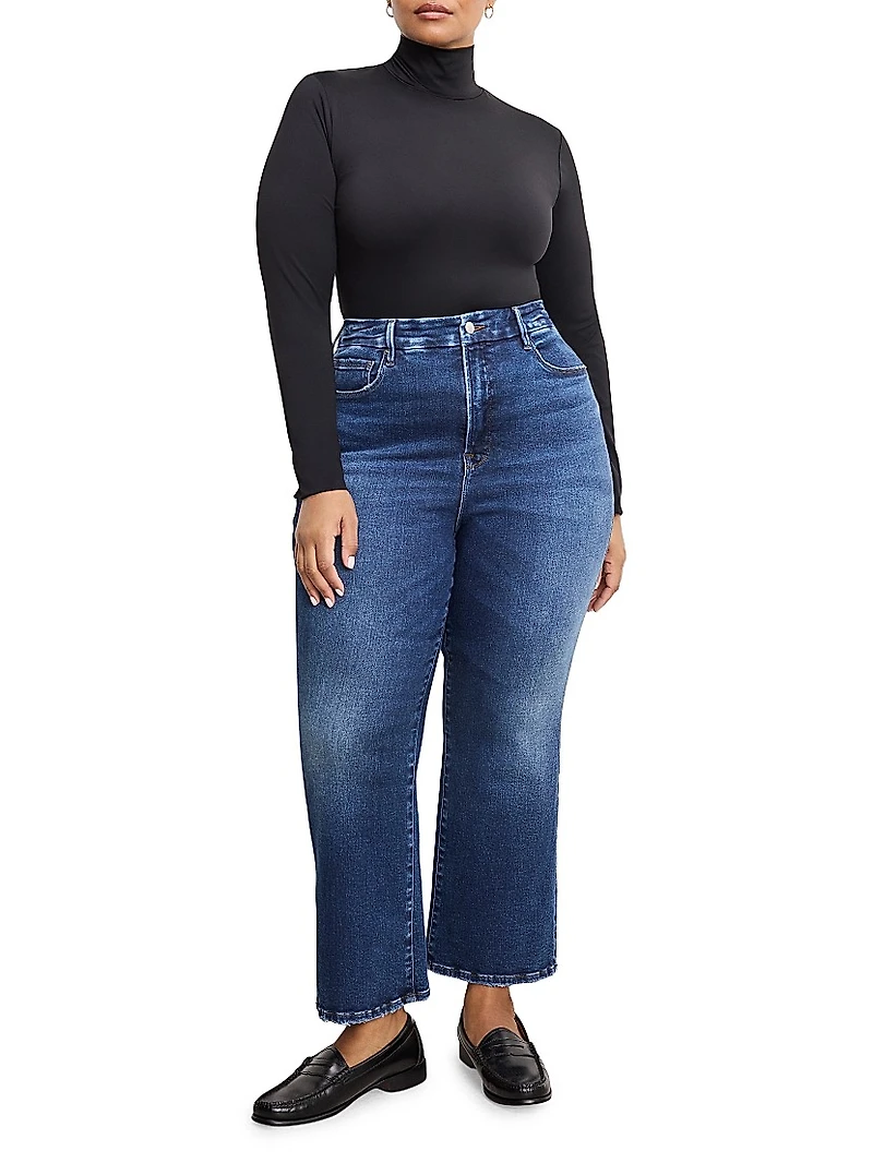 Soft Tech Good Legs Cropped Mini Boot Jeans