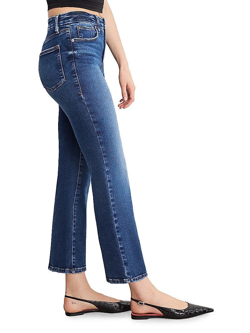 Soft Tech Good Legs Cropped Mini Boot Jeans