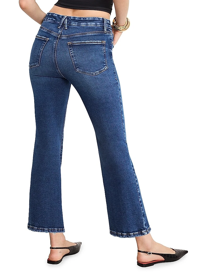 Soft Tech Good Legs Cropped Mini Boot Jeans