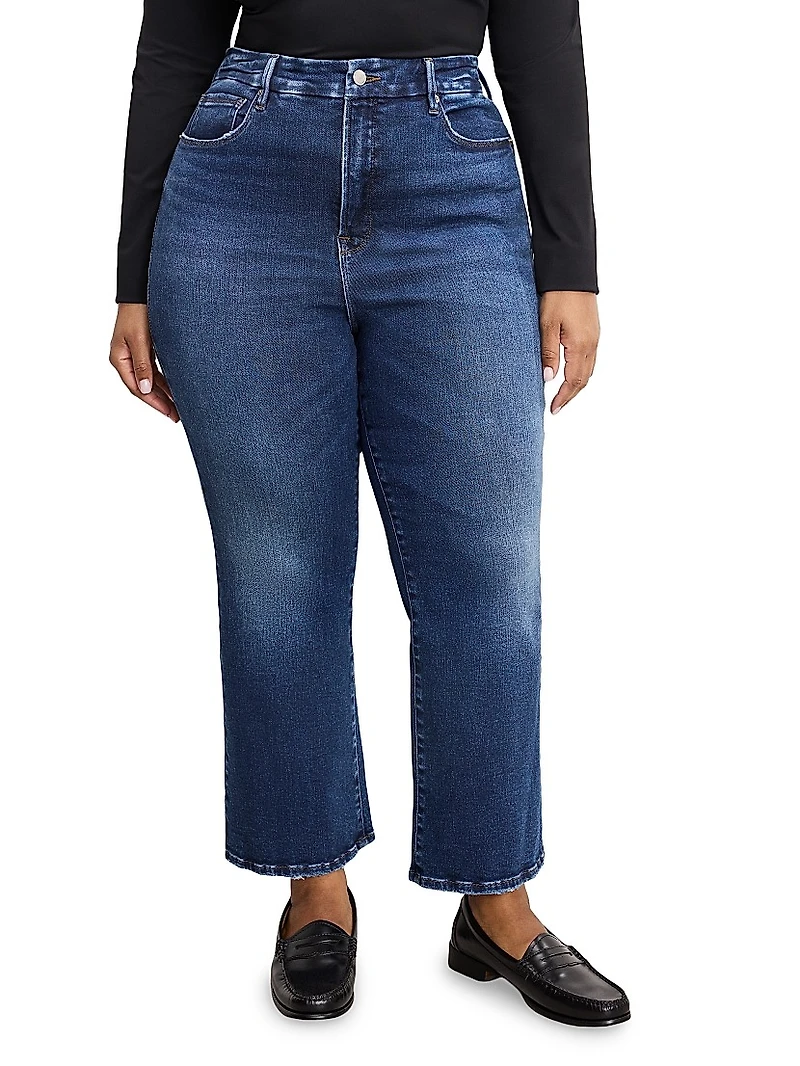 Soft Tech Good Legs Cropped Mini Boot Jeans