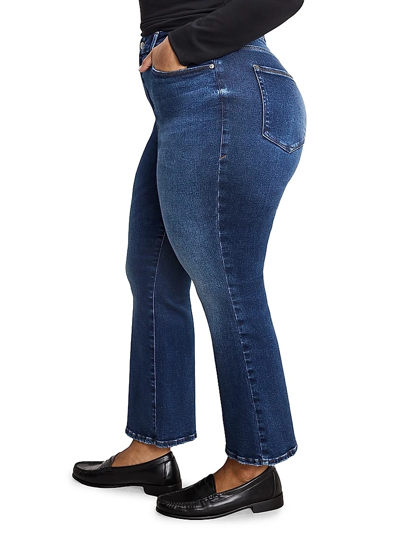 Soft Tech Good Legs Cropped Mini Boot Jeans