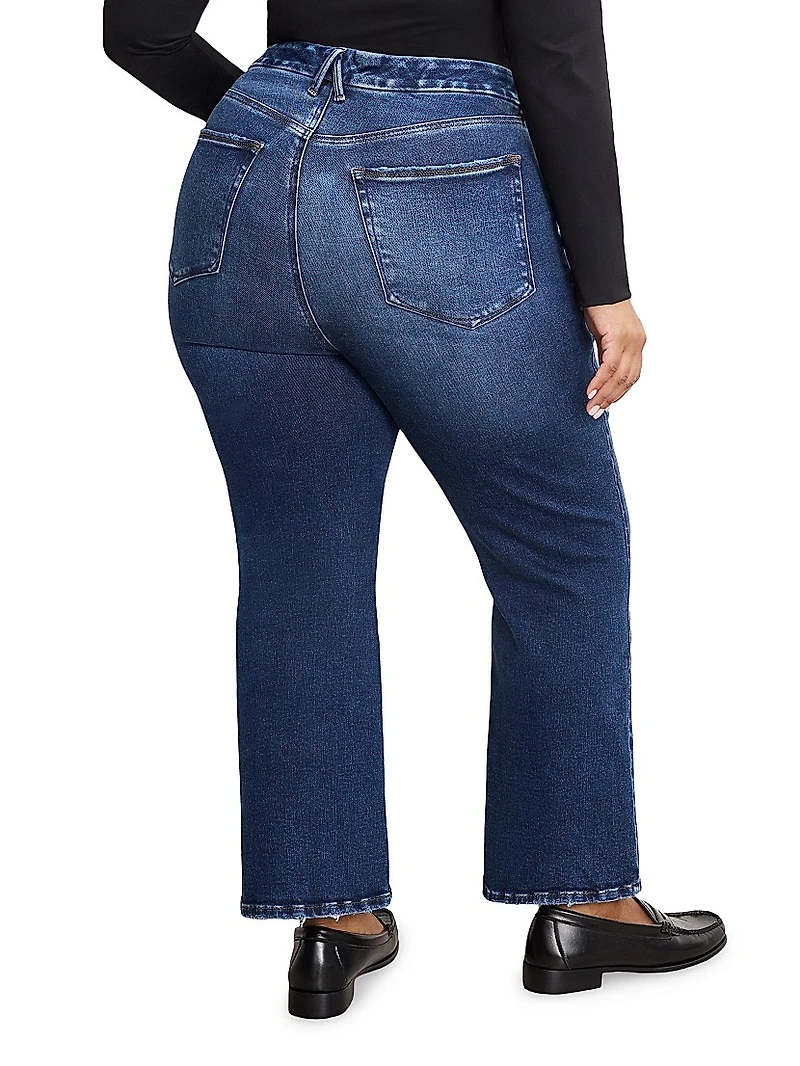 Soft Tech Good Legs Cropped Mini Boot Jeans
