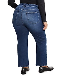 Soft Tech Good Legs Cropped Mini Boot Jeans