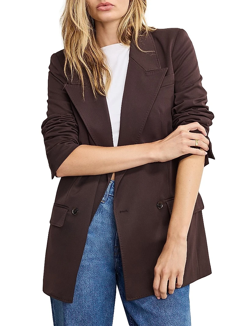 Oversized Double-Breasted Blazer