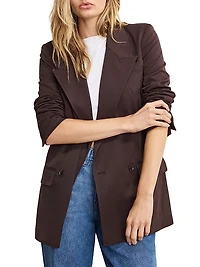 Oversized Double-Breasted Blazer