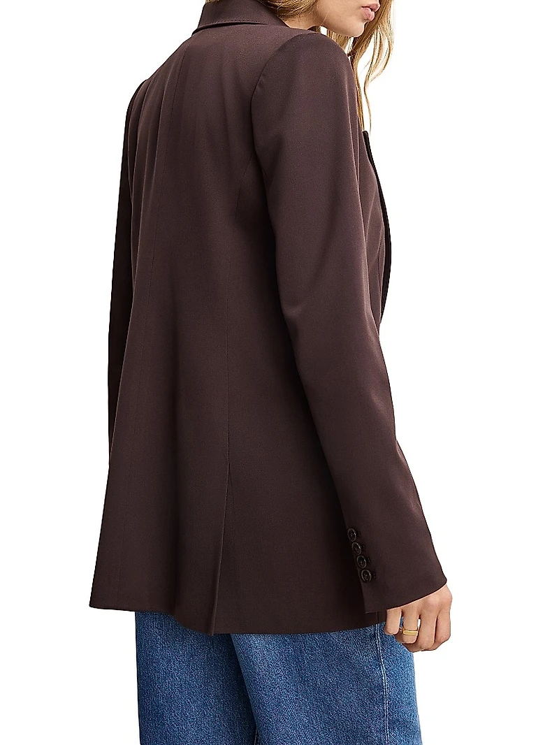 Oversized Double-Breasted Blazer