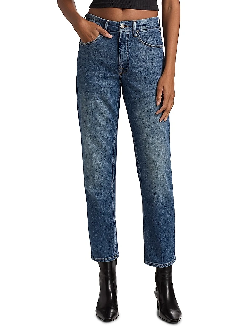 Good Icon Straight Ankle Jeans