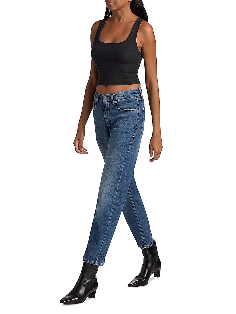 Good Icon Straight Ankle Jeans