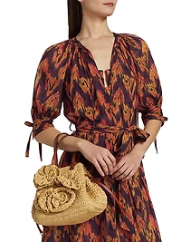 Selena Printed Cotton Cover-Up Dress