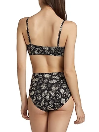 Zahara Floral Bikini Top