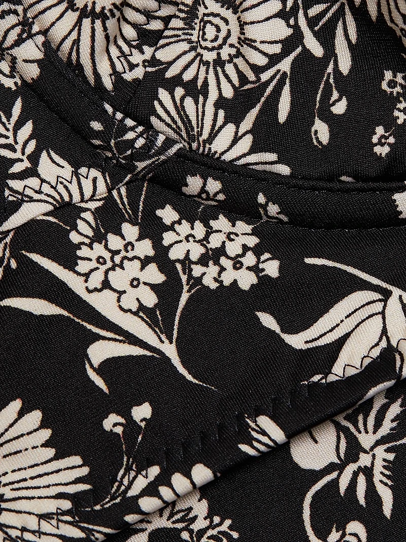 Zahara Floral Bikini Top