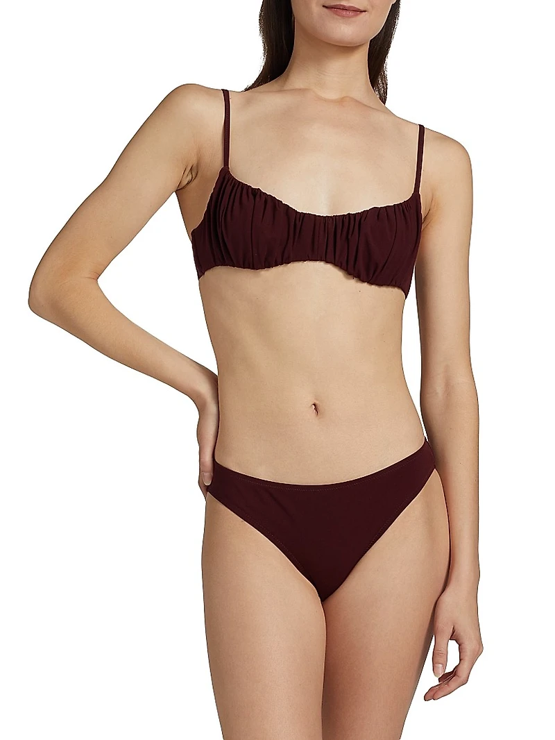 Naomi Ruched Bikini Top
