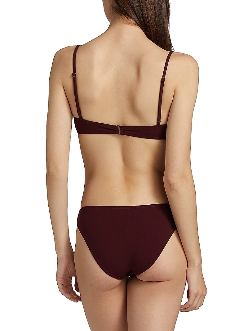 Naomi Ruched Bikini Top