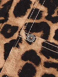 Taylor Leopard-Print High-Rise Wide-Leg Jeans