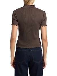 Harden Stretch-Cotton Purl Merrow T-Shirt