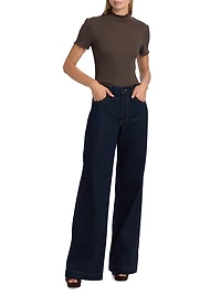 Harden Stretch-Cotton Purl Merrow T-Shirt