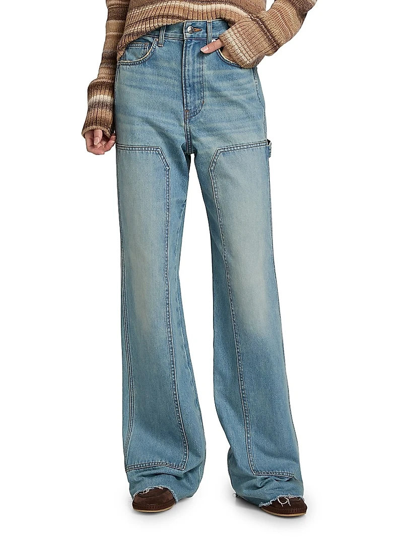 Taylor High-Rise Wide-Leg Jeans