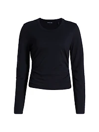 Kisha Cotton Knit Long-Sleeve Top