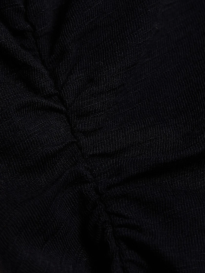 Kisha Cotton Knit Long-Sleeve Top