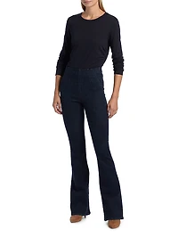 Kisha Cotton Knit Long-Sleeve Top