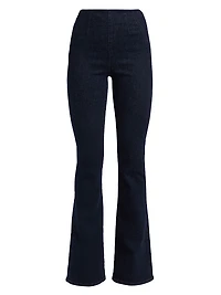 Beverly Off-Duty High-Rise Skinny Boot-Cut Jeans