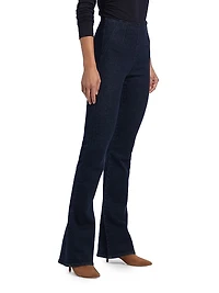 Beverly Off-Duty High-Rise Skinny Boot-Cut Jeans