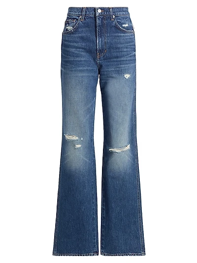 Dylan High-Rise Straight-Leg Jeans