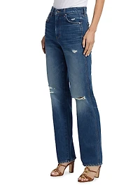 Dylan High-Rise Straight-Leg Jeans