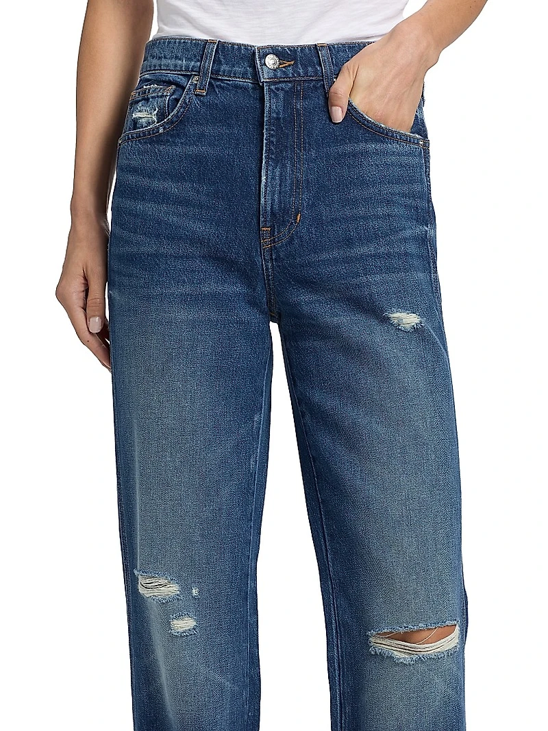 Dylan High-Rise Straight-Leg Jeans