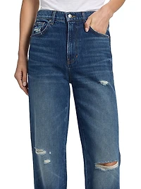 Dylan High-Rise Straight-Leg Jeans