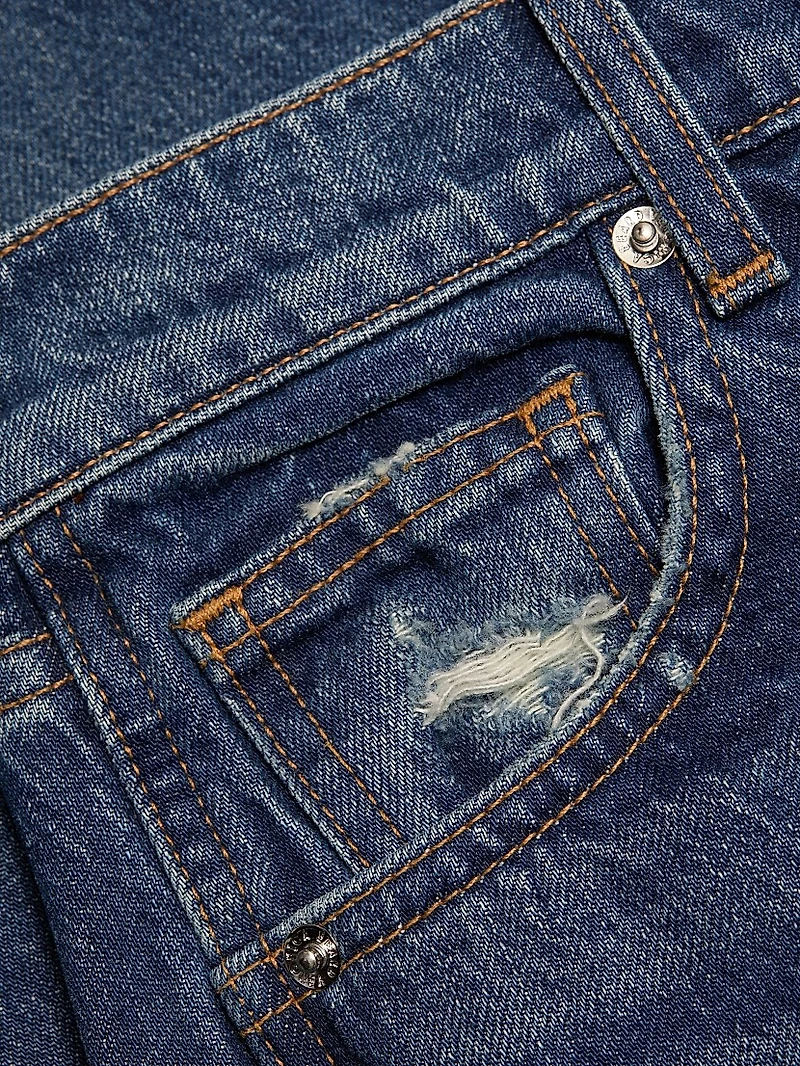 Dylan High-Rise Straight-Leg Jeans