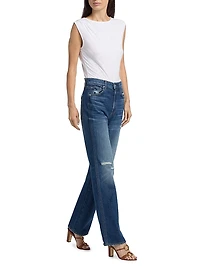 Dylan High-Rise Straight-Leg Jeans