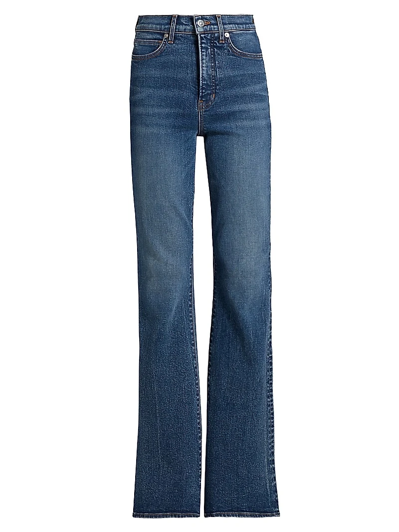 Beverly High-Rise Skinny Flared Jeans