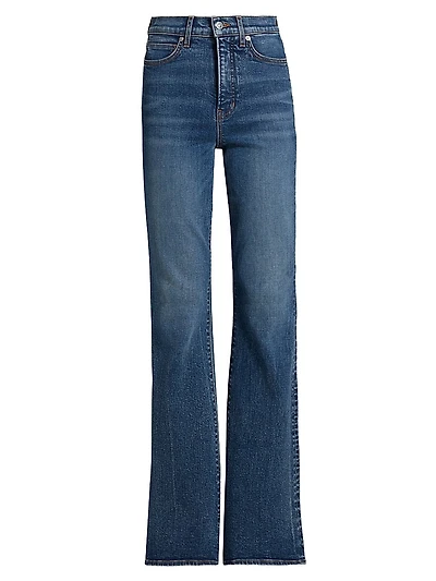 Beverly High-Rise Skinny Flared Jeans