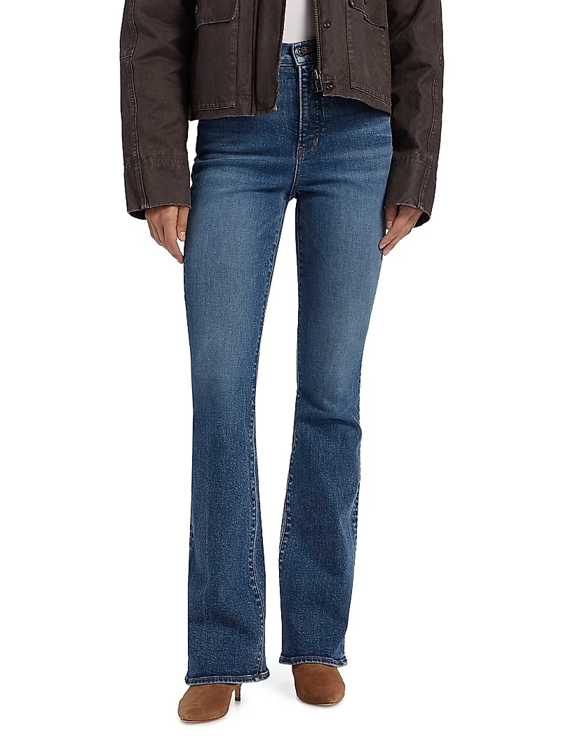 Beverly High-Rise Skinny Flared Jeans
